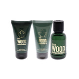 Dsquared2 Green Wood for Men,1.7oz EDT Spray, 1.7oz After Shave Balm, 1.7oz Bath & Shower Gel