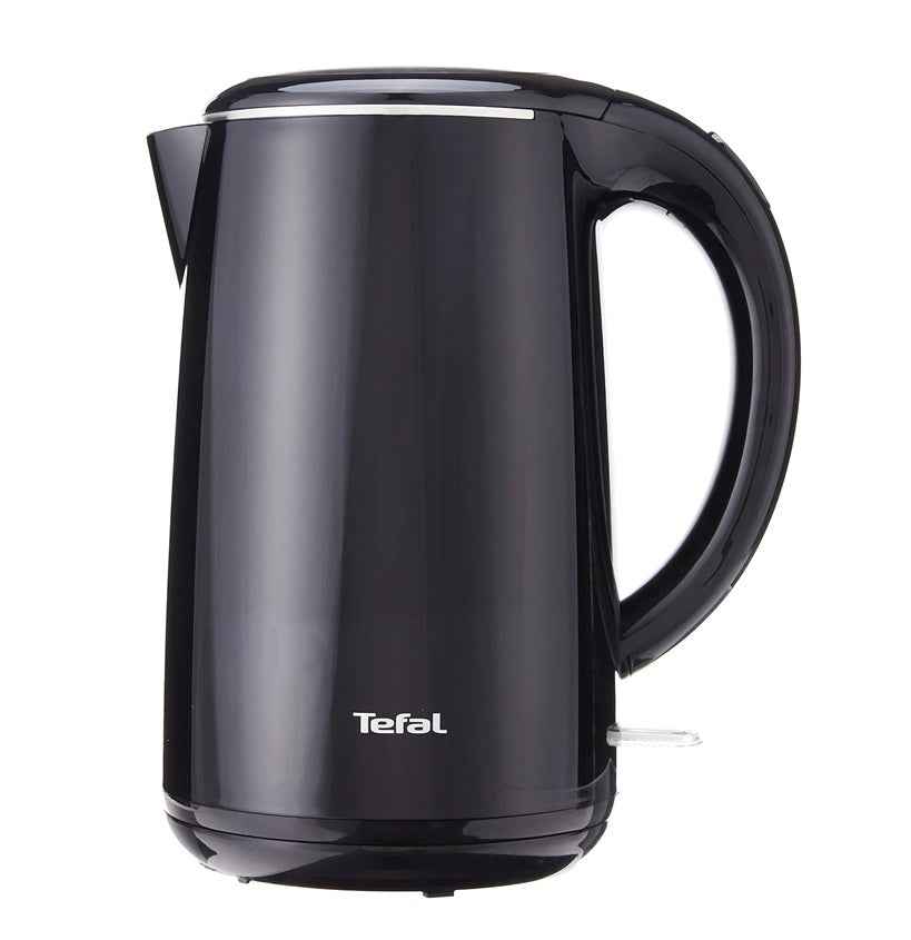 Tefal Safe’Tea KO2608 - Electric Kettle, 1800W - 2150W, 1.7L Capacity, External Plastic Body, Double Layer Heat Protection, Black Main image