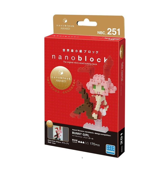 Nanoblock NBC_251 Award Selection Bunny Girl Micro Sized Building Blocks