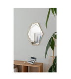 Umbra Prisma Modern Geometric Shaped Oval Mirror Wall Decor, Large Size