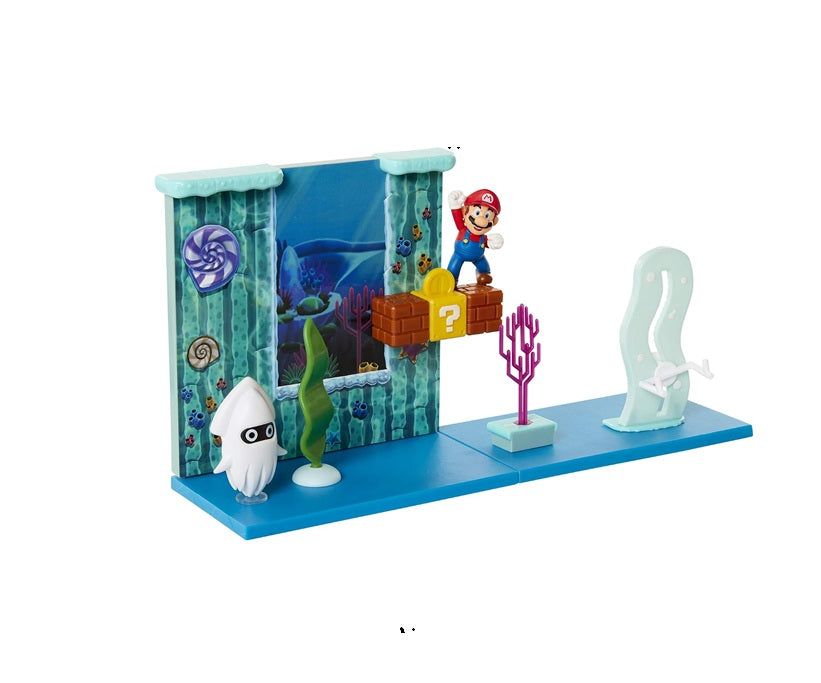 Super Mario Nintendo 2.5" Underwater Playset
