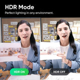 Insta360 Link - PTZ 4K Webcam with 1/2" Sensor, AI Tracking, Gesture Control, HDR, Noise-Canceling Microphones, Specialized Modes, Webcam for Laptop, Video Camera for Video Calls, Live Streaming