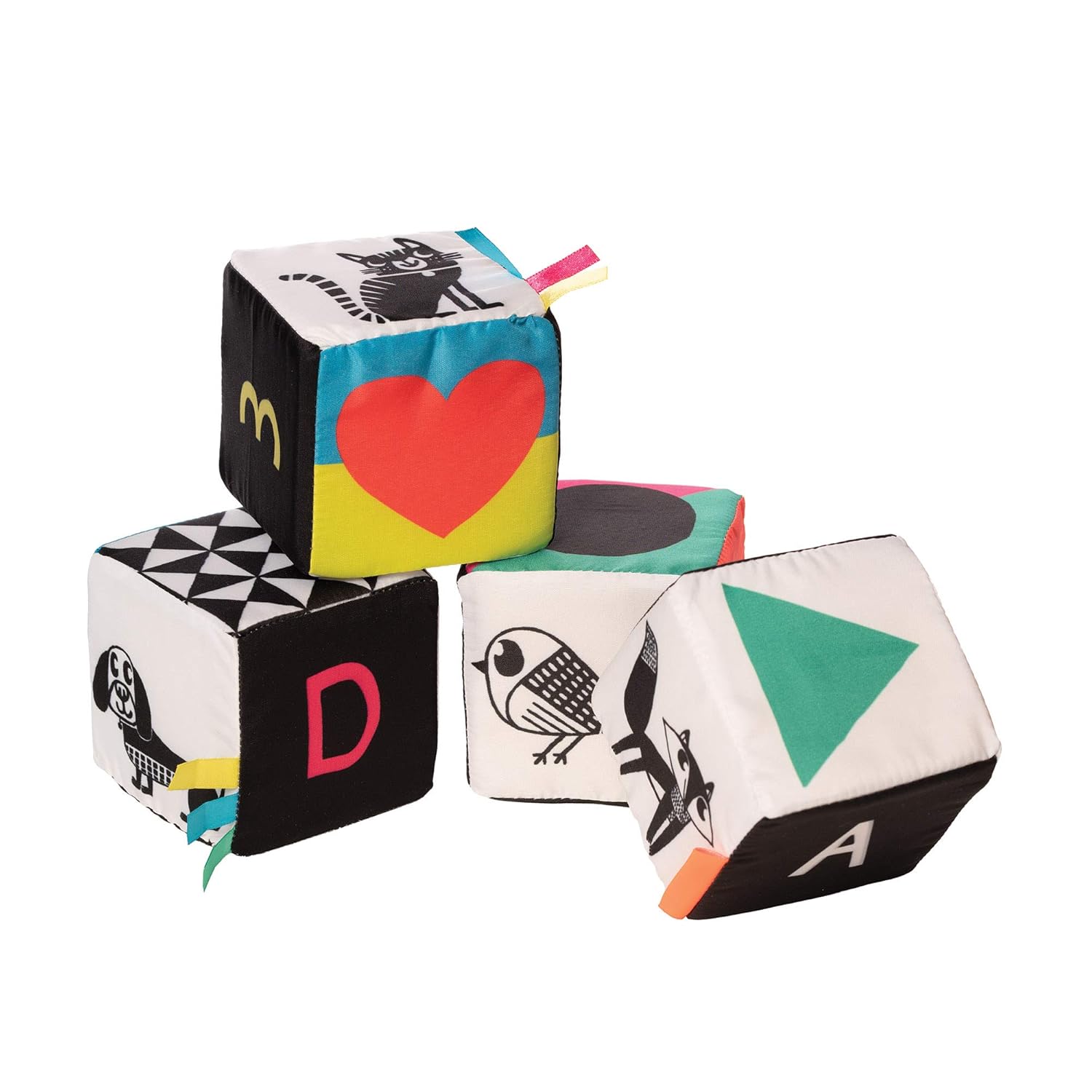 Manhattan Toy Wimmer-Ferguson Mind Cubes Soft Baby Activity Toy Main image