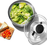 OXO SteeL Salad Spinner, Silver (1071497) 6-2/74-Quart