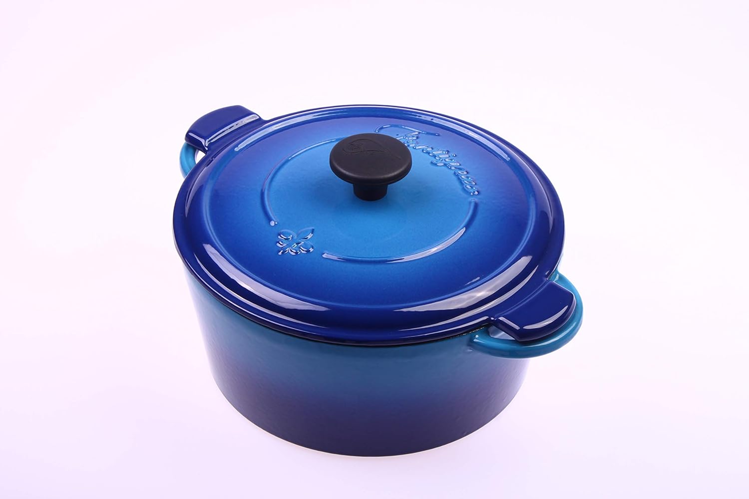 Fontignac Cocotte Roasting Pan, Cast Iron, Round, 24 cm, 3.6 L, with Lid, Induction, Cast Iron, Pan, Casserole Main image
