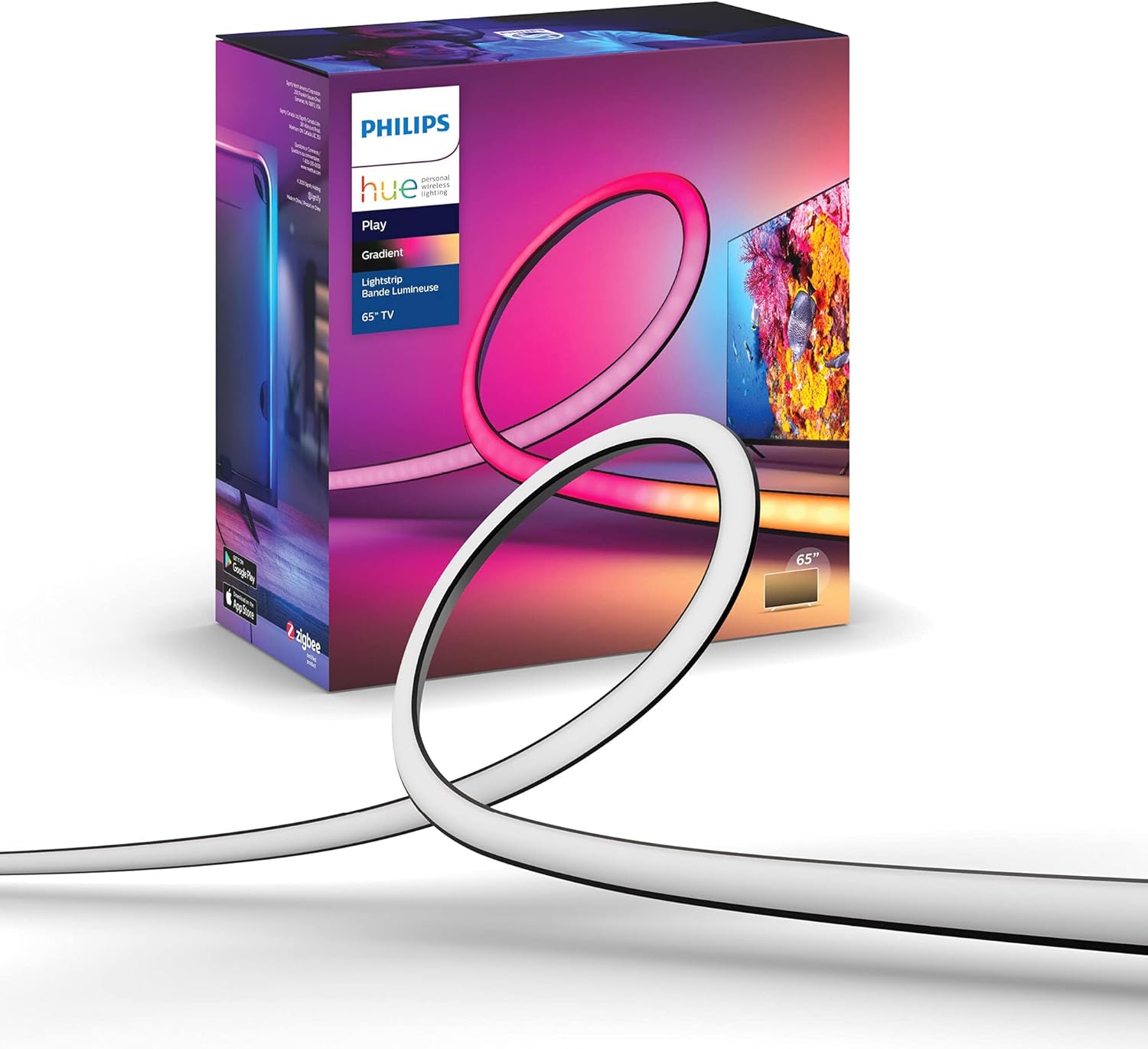 Philips Hue Play Gradient Lightstrip for TV Screen, 65" Main image
