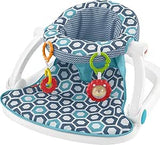 Fisher-Price Sit-Me-Up Floor Seat, Blue Geo