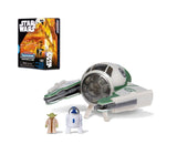 STAR WARS Micro Galaxy Squadron Jedi Starfighter (Yoda) Mystery Bundle, 3" Light Armor Class Vehicle and Scout Class Vehicle