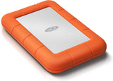 LaCie Rugged Mini 1TB External Hard Drive Portable HDD – USB 3.0 USB 2.0 compatible, Drop Shock Dust Rain Resistant Shuttle Drive, For Mac And PC Computer Desktop Workstation PC Laptop (LAC301558)