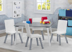 Delta Children Kids Table And 4 Chair Set GreyWhite