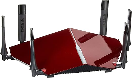 Dlink Wireless AC3200 Tri Band Gigabit Cloud Router, Red