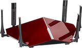 Dlink Wireless AC3200 Tri Band Gigabit Cloud Router, Red