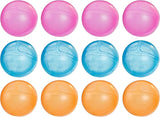 Nerf Super Soaker Hydro Balls Party 12-Pack, Reusable Water-Filled Balls Burst on Impact, Fast Refill, Outdoor Water Toy for 6 Year Old Kids