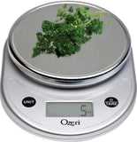 Ozeri Pronto Digital Multifunction Kitchen and Food Scale, Elegant Chrome