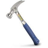 Estwing E3-16S 16 oz Straight Claw Hammer with Smooth Face & Shock Reduction Grip