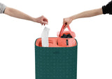 Joseph Joseph Tota Pop 60liter Laundry Hamper Separation Basket With Lid GreenCoral