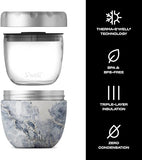S'well Eats Stainless Steel Food Bowls, 21.5oz, Blue Granite, Triple-Layered Vacuum-Insulated Containers