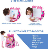 Delta Children Kids Easel and Play Station Disney Minnie Mouse