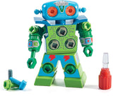 Educational Insights EI-4127 Design & Drill Robot, Green, 120 Pieces