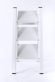 Hasegawa ML8BWH Lucano SJ8BWH Slim Aluminium 3Step Stool White