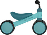 Retrospec Cricket Baby Walker Balance Bike With 4 Wheels For Ages 12to24 Months Blue