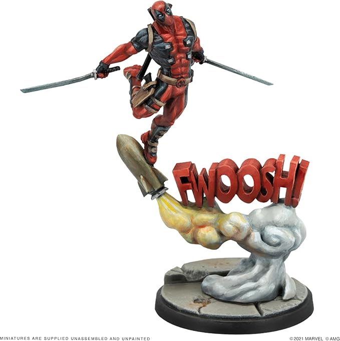 Marvel Crisis Protocol: Deadpool & Bob & Taco Truck - Marvel Miniatures Game - Strategy Game for Teens and Adults - Ages 14 and Up - For 2 Players and Up - Average Playing Time of 45 Secondary image