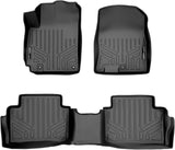 MAXLINER Custom Fit Floor Mats 2 Row Liner Set Black Compatible with 2018-2022 Hyundai Kona (No Electric Models)