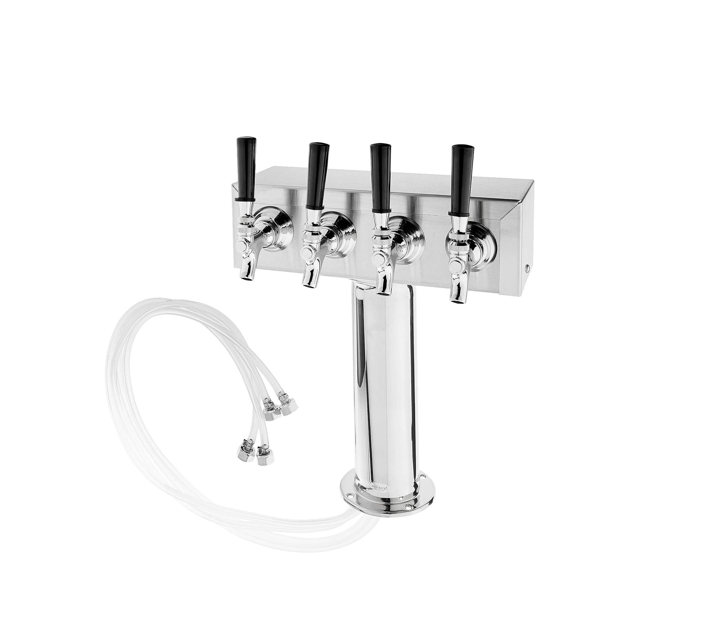 Bev Rite, Stainless Steel Product Draft Beer Kegerator T Tower, Body, 4 Faucets Main image