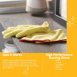 E-Cloth High Performance Dusting Glove, Premium Reusable Microfiber Dusters for Cleaning, 100 Wash Guarantee, 1 Pack