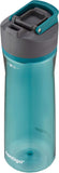 Contigo Cortland Spill-Proof Water Bottle, BPA-Free Plastic Water Bottle with Leak-Proof Lid and Carry Handle, Dishwasher Safe, Spirulina 24oz