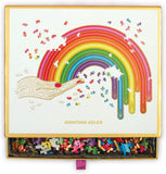 Galison Jonathan Adler Rainbow Hand 750 Piece Shaped Jigsaw Puzzle – Fun Indoor Activity, Multicolor, 18.75 x 29