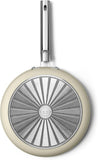 Smeg CKFF3001CRM Non-Stick Frying Pan, 30cm, Cream
