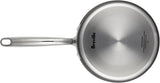 Breville Thermal Pro Hard Anodized Nonstick Sauce Pan/Saucepan with Lid, 3 Quart, Gray