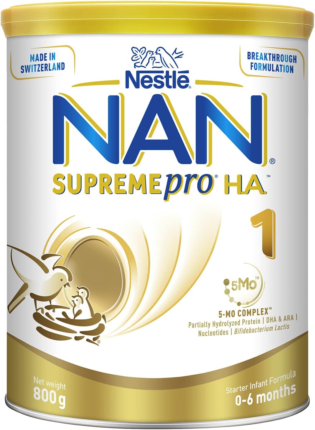 Nestlé NAN SUPREMEPRO HA Starter Infant Milk Stage 1 Milk Powder 800g