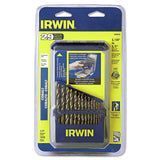 IRWIN Tools Cobalt High-Speed Steel Drill Bit, 29-Piece Metal Index Set (3018002)
