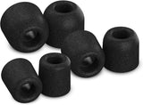 COMPLY Isolation T-500 Memory Foam Earphone Tips Assorted 3 Pairs Black S/M/L