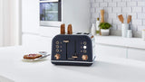 Morphy Richards MR ACCENTS 4 SLICE TOASTER – MIDNIGHT BLUE,242039