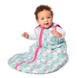 baby deedee Sleep Nest Tee Baby Sleeping Bag, Bashful Owls, Small (0-6 Months)