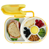 GoBe Kids Lunchbox with Snack Spinner, Honey Yellow