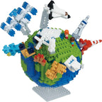 Nanoblock NBM-028 The World Micro Sized Building Blocks