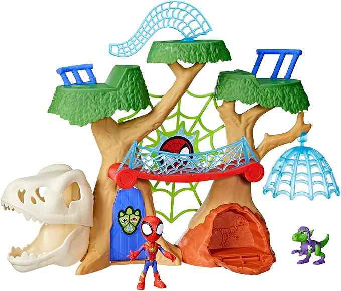 Spidey and His Amazing Friends Marvel Dino Webs Treehouse Super Hero