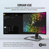 Corsair SG XENEON 32QHD165 Gaming Monitor,Black,Extra Large-DISPLAY SET