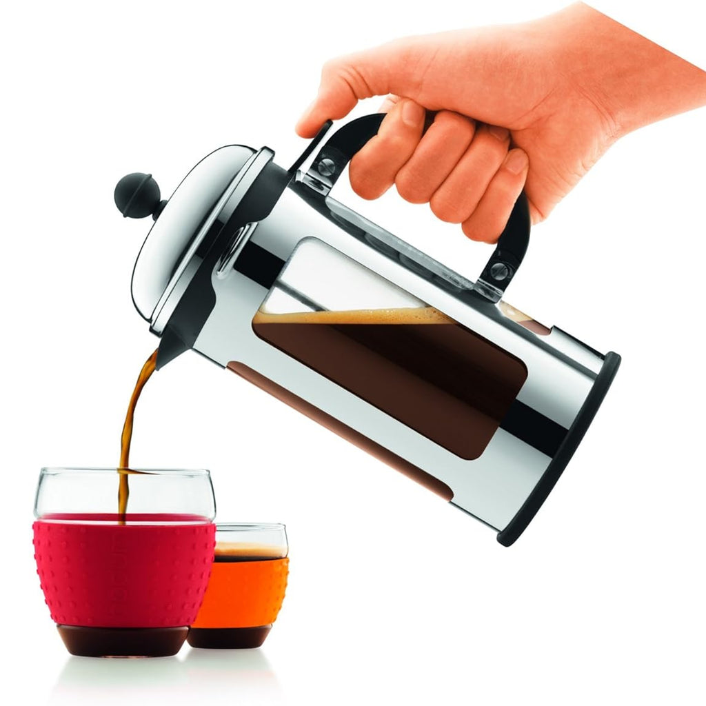 Bodum 1117016 Chambord French Press 3 Cup Coffee Maker 0.35L Chrome