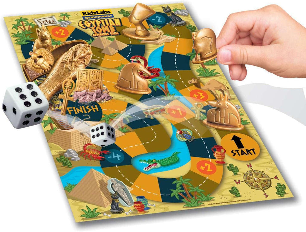 4M KidzLabs Egyptian Tomb Play,Science & Exploration Kit, Dig and Play for Treasure Kids 5+