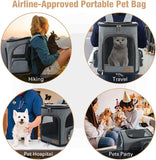 Lekereise Cat Backpack Expandable Pet Carrier Backpack For Small Cats And Dogs