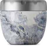 S'well Eats Stainless Steel Food Bowls, 21.5oz, Blue Granite, Triple-Layered Vacuum-Insulated Containers