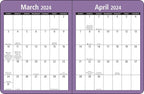 Peanuts Snoopy 16-Month 2023 2024 Monthly Weekly Planner Calendar