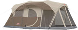 Coleman WeatherMaster Tent with Screened Porch, Weatherproof 6-Person Tent with Screen Room, Rainfly & Carry Bag Included