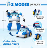 Robocar Poli 4 Pack Poli Amber Roy Helly Transforming Robot