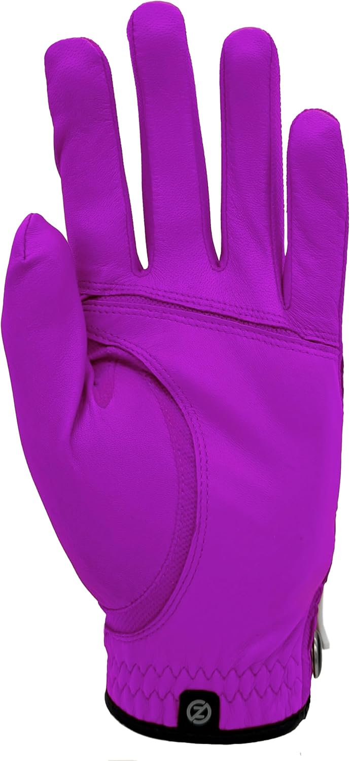 Zero Friction Mens Cabretta Elite Left Hand One Size Purple Secondary image
